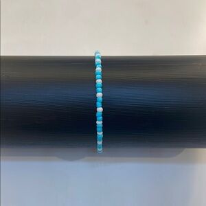 Vibrant Blue Beaded Bracelet